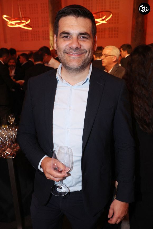 Matthieu Lartot a assisté à la 20e édition de « La Nuit du Rugby », qui s'est tenue à l'Olympia à Paris, en France, le 23 septembre 2024. Photo de Jérôme Dominé/ABACAPRESSCOM