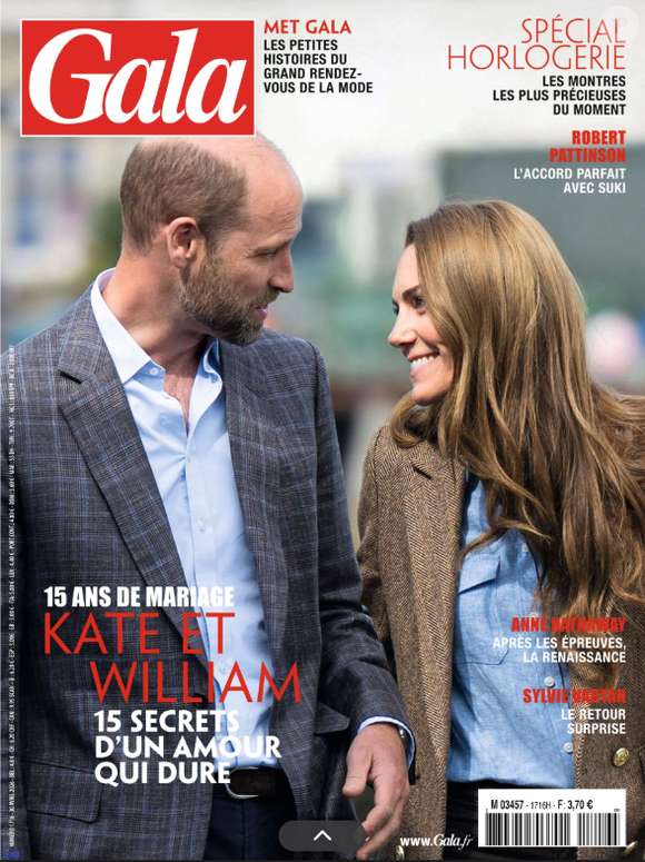 Couverture du magazine "Gala" du 30 avril.