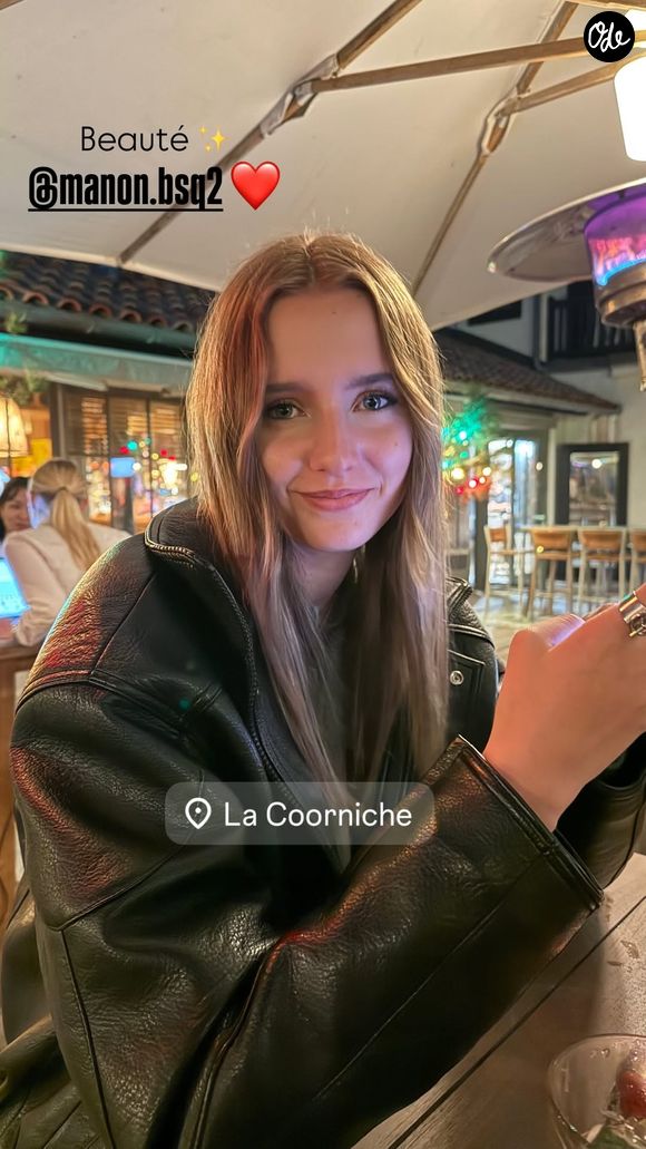Laure Manaudou et Manon ont l'habitude de se rendre à "La Coorniche"

Laure Manaudou a partagé une photo de sa fille aînée Manon. Story Instagram Laure Manaudou avril 2026