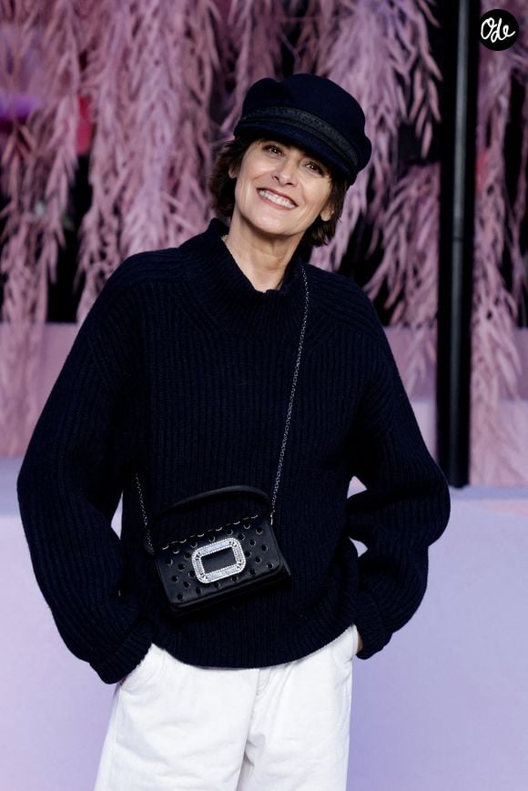 Inès de La Fressange au photocall du défilé Chanel "Collection Haute Couture Printemps/Eté 2026", lors de la Fashion Week de Paris, le 27 janvier 2026 © Olivier Borde / Bestimage