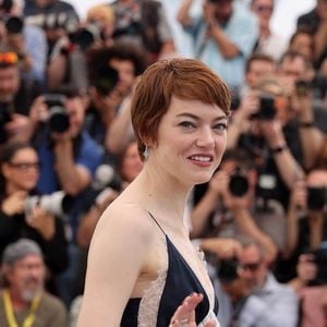 Emma Stone au photocall de Eddington lors du 78ème Festival International du Film de Cannes, au Palais des Festivals à Cannes, France, le 17 mai 2025. © Jacovides-Moreau/Bestimage