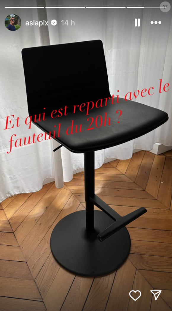 Story Instagram d'Anne-Sophie Lapix du vendredi 27 juin 2025. @aslapix