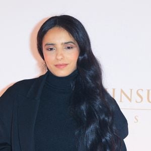 Hafsia Herzi participe à un photocall pour le Gala d'hiver du Peninsula Paris, avec un cocktail dînatoire orchestré par le chef exécutif David Bizet et le chef pâtissier Anne Coruble à l'hôtel Peninsula à Paris, France, le 27 novembre 2025. Photo by David Boyer/ABACAPRESS.COM