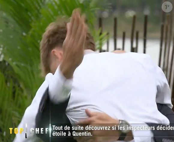 Quentin Mauro et Glenn Viel lors de la grande finale de la 16ème édition de Top Chef (Capture d'écran M6).