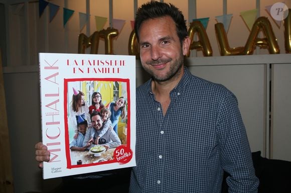 Christophe Michalak - Sortie du Livre de Christophe Michalak la Patisserie en Famille à Paris le 9 octobre 2019. © JLPPA/Bestimage