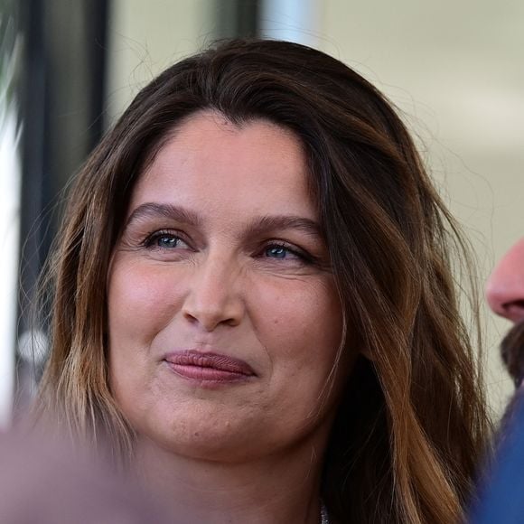 Laetitia Casta à la sortie de l'hôtel Marriott lors du 79ème Festival International du Film de Cannes (12 - 23 mai 2026), le 15 mai 2026.
© Romain Doucelin / Bestimage