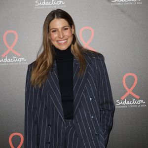 Laury Thilleman (Miss France 2011) lors du Photocall de la soirée de lancement du Sidaction 2025 au Lido à Paris le 3 mars 2025. © Coadic Guirec/Bestimage