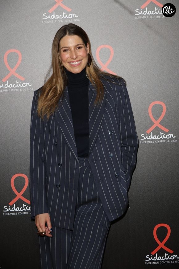 Laury Thilleman (Miss France 2011) lors du Photocall de la soirée de lancement du Sidaction 2025 au Lido à Paris le 3 mars 2025. © Coadic Guirec/Bestimage