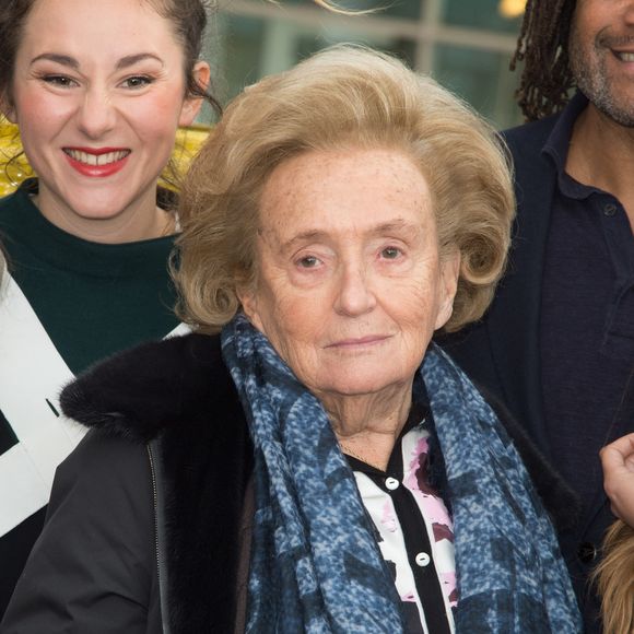Bernadette Chirac (présidente de la Fondation Hôpitaux de Paris-Hôpitaux de France) - Lancement de la 27ème édition de l'Opération Pièces Jaunes au centre hospitalier (hôpital Delafontaine) de Saint-Denis, le 6 janvier 2016. AGENCE / BESTIMAGE