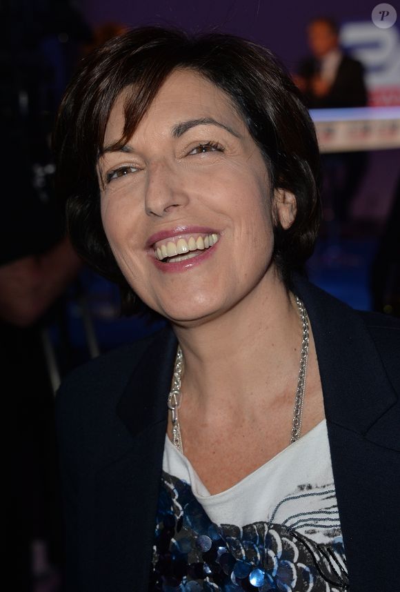 Ruth Elkrief - Lancement de la chaîne i24News au Pavillon Cambon à Paris, le 12 mars 2014. VEEREN / BESTIMAGE