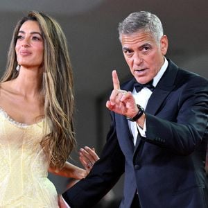 1er september 2024, Venise, Italie : George Clooney et sa femme Amal Alamuddin arrivent au 81e Venice Film Festival in Venice © ANSA via ZUMA Press