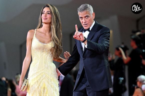 1er september 2024, Venise, Italie : George Clooney et sa femme Amal Alamuddin arrivent au 81e Venice Film Festival in Venice © ANSA via ZUMA Press