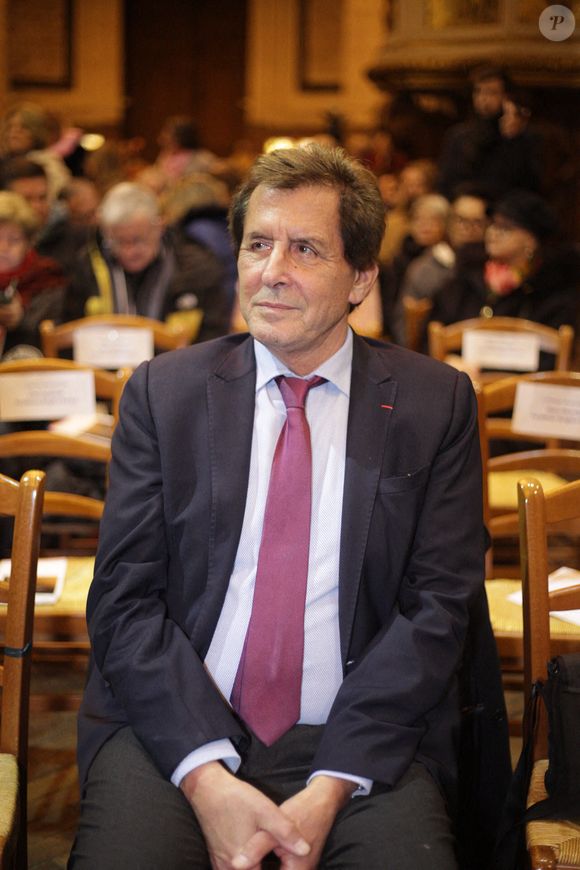 Le président du Stade Français et vice-président de la Fondation Bardot, Max Guazzini, lors de la messe à la mémoire de l'actrice française Brigitte Bardot à l'église Saint-Roch à Paris, le 28 janvier 2026. Photo by Nasser Berzane/ABACAPRESS.COM