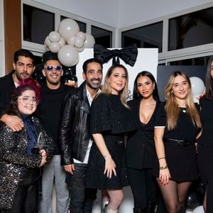Exclusif - Magali Berdah, son mari Stéphane Teboul, Morgane MakeUp, Jazz Correia, Carla Ghebali, Guest lors de l'anniversaire surprise de M.Berdah (43 ans) au Pavillon Gravelle à Paris le 26 novembre 2024 avec tous ses amis influenceurs.
© Pierre Perusseau / Bestimage