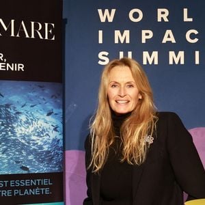 Estelle Lefébure, présidente de l'association Spero Mare au World Impact Summit à Bordeaux le 25 mars 2025.

© Fabien Cottereau / Bestimage