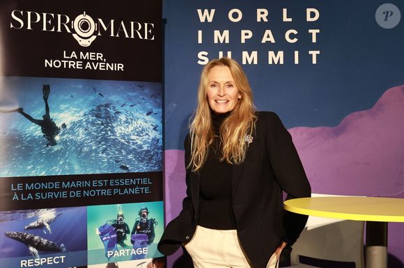 Estelle Lefébure, présidente de l'association Spero Mare au World Impact Summit à Bordeaux le 25 mars 2025.

© Fabien Cottereau / Bestimage