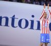 Après avoir reçu un hommage vibrant de la part de son public au stade Metropolitano,

Atletico de Madrid : Antoine Griezmann quitte le club en tant que meilleur buteur de l'histoire après un match de Liga. 17 mai 2026. (ALTERPHOTOS/Ropero)