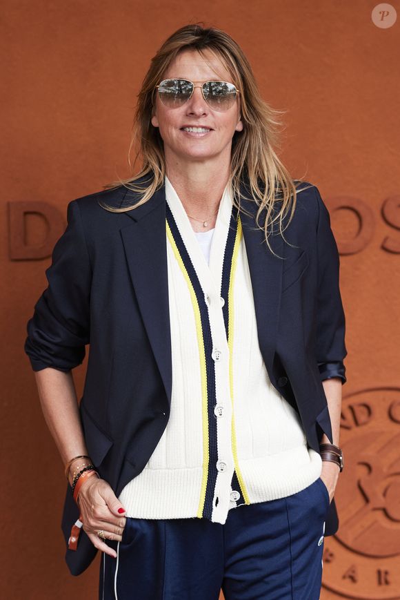 Sarah Poniatowski - Les célébrités au village lors des Internationaux de France de tennis de Roland Garros 2024 à Paris. Le 5 juin 2024.
© Jacovides-Moreau/Bestimage