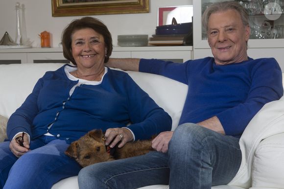 Herbert Léonard et sa femme Cléo chez eux à Barbizon en 2016
©JLPPA / Bestimage