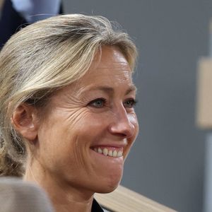 Anne-Sophie Lapix en tribune (jour 13) lors des Internationaux de France de Tennis de Roland Garros à Paris, France. Dominique Jacovides/Bestimage