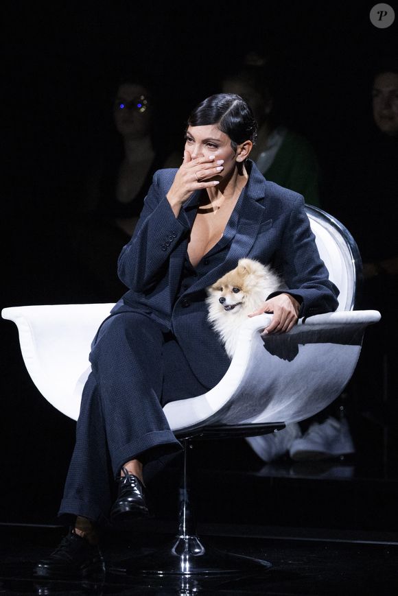 Exclusif - Nawell Madani et son chien Tupac - Enregistrement de l'émission "La chanson secrète 13", présentée par N.Aliagas et diffusée le 29 décembre sur TF1
Guillaume Gaffiot-Cyril Moreau / Bestimage