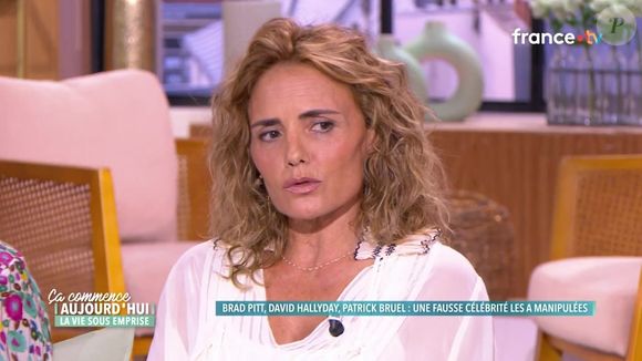 L'affaire rappelle celle d'Anne Deneuchatel, escroquée de 830 000 euros par un brouteur se faisant passer par l'acteur.

Anne Deneuchatel, qui avait été escroquée par un faux Brad Pitt sur Internet, témoigne dans "Ca commence aujourd'hui", sur France 2 le 8 septembre 2025.