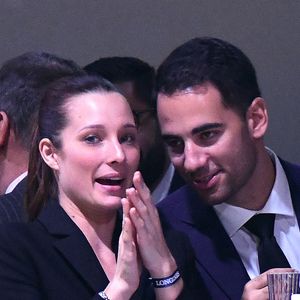 Ilona Smet et son petit ami Kamran Ahmed assistent au Longines Paris Masters 2018 dans le cadre de la tournée des Masters du Grand Chelem en salle, à Villepinte, près de Paris, en France, le 30 novembre 2018. Photo by Laurent Zabulon/ABACAPRESS.COM
