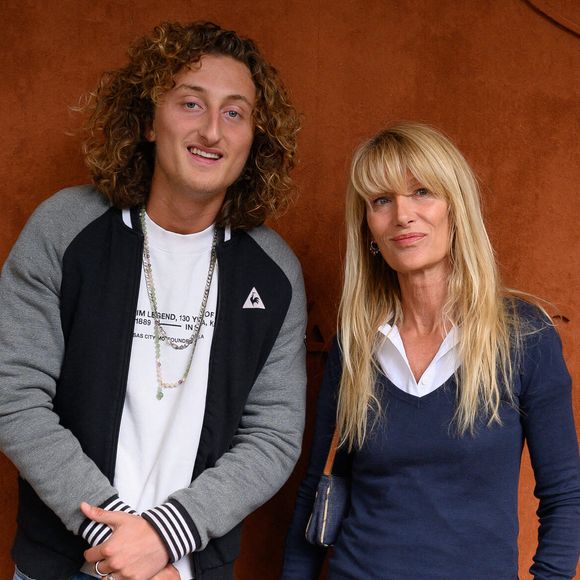 Joalukas Noah et sa mère Isabelle Camus au Village pendant les Internationaux de France de Tennis Roland Garros 2022 le 29 mai 2022 à Paris, France. Photo by LaurentZabulon/ABACAPRESS.COM