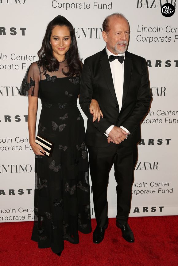 Emma Heming et son mari Bruce Willis au gala de charité "An Evening Honoring Valentino" à New York, le 7 décembre 2015.

© Elizabeth Pantaleo / Bestimage USA