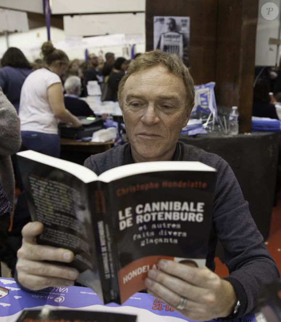 Christophe Hondelatte - Foire du Livre de Brive 2017, le 11 novembre 2017. Photo par Frédéric Maligne/Bestimage