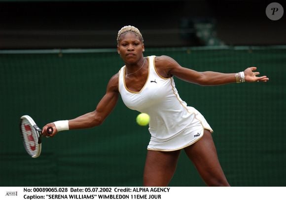 Serena Williams à Wimbledon en 2002. 
ALPHA AGENCY / BESTIMAGE