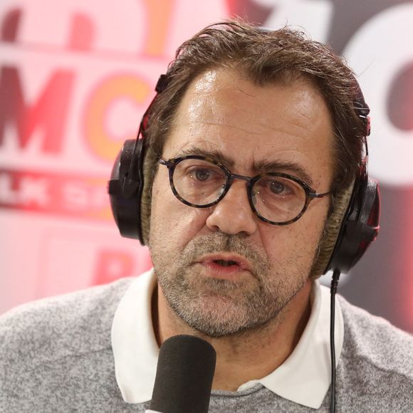Michel Sarran au 'Moscato Show', talk-show sportif sur la radio RMC, interviewé par Vincent Moscato, Maryse Ewanje-Epee, Pierre Dorian, Adrien Aigoin et Denis Charvet à Paris, France, le 15 décembre 2016. Photo by Jerome