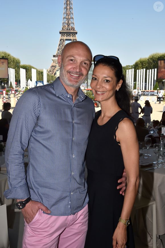 En ce qui concerne son niveau de danse

Exclusif - Frank Leboeuf et sa femme Chrislaure Nollet - People lors du Longines Paris Eiffel Jumping au Champ de Mars à Paris, le 6 juillet 2018. © Veeren/Borde/Bestimage