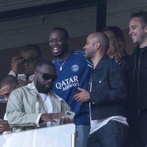Gims, Tony Parker - Les célébrités dans les tribunes de la finale de la Ligue Des Champions 2025 "PSG - Inter Milan" à l'Allianz Arena de Munich, le 31 mai 2025.
© Cyril Moreau/Bestimage