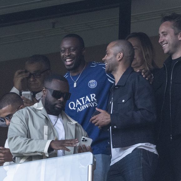 Gims, Tony Parker - Les célébrités dans les tribunes de la finale de la Ligue Des Champions 2025 "PSG - Inter Milan" à l'Allianz Arena de Munich, le 31 mai 2025.
© Cyril Moreau/Bestimage