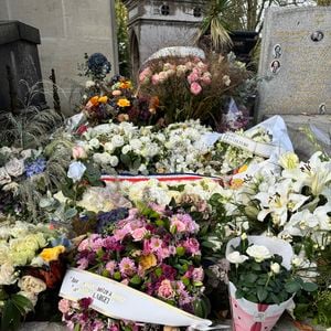 Illustration de la tombe de Michel Blanc au cimetière du Père-Lachaise à Paris le 14 octobre 2024. © Cristophe Clovis/Bestimage