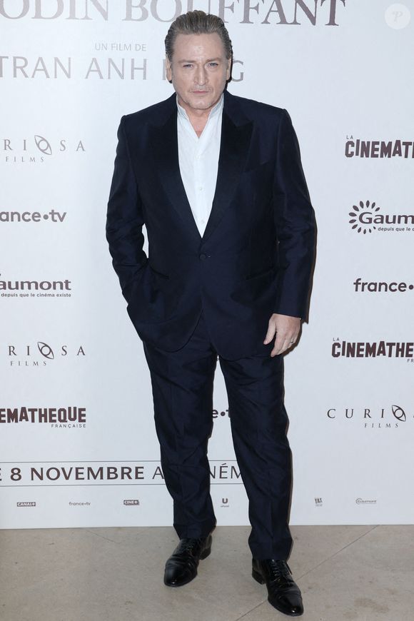 Benoit Magimel assiste à l'avant-première de La Passion De Dodin Bouffant à la Cinémathèque Française à Paris, France, le 06 novembre 2023. Photo par Jerome Dominé/ABACAPRESS.COM