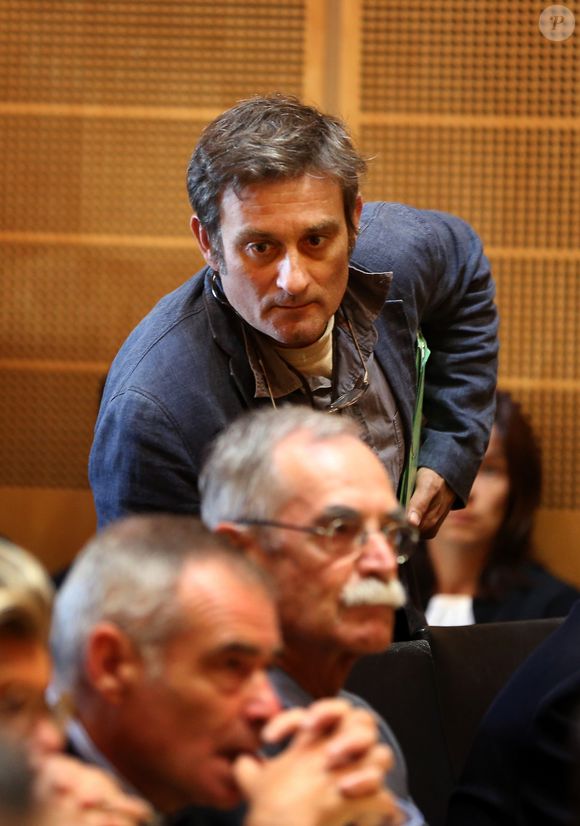 Exclusif - Photo d'archive de l'artiste Bordelais François Saubadu le 1er septembre 2014 au palais de justice de Bordeaux, France durant une audience ou il met le chanteur Bertrand Cantat en cause dans le suicide de sa femme Krisztina Rady en 2010. Bertrand Cantat vient de perdre le procès en diffamation qu'il avait intenté contre François Saubadu, dernier compagnon en date de son ex-femme Krisztina.François Saubadu évoquait la "terreur psychologique" que Bertrand Cantat aurait exercé selon lui sur Krisztina Rady. Il le décrivait comme un "grand manipulateur, capable d'accès de violence et doté d'une force inouïe". © Bernard-Salinier/Bestimage