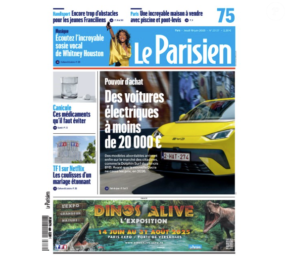 "Le Parisien", édition du 19 juin 2025.