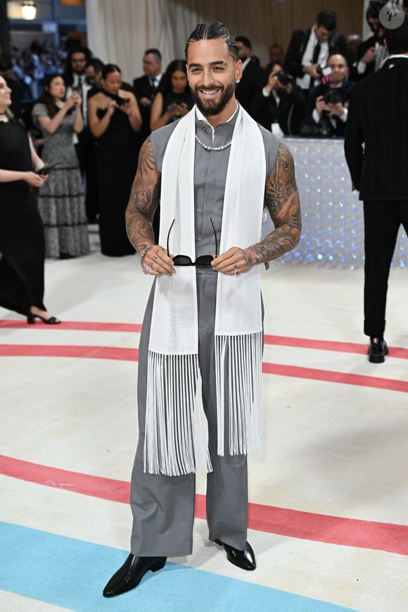 Maluma - Les célébrités arrivent à la soirée du "MET Gala 2023" à New York, le 1er mai 2023.

STARMAX / BESTIMAGE