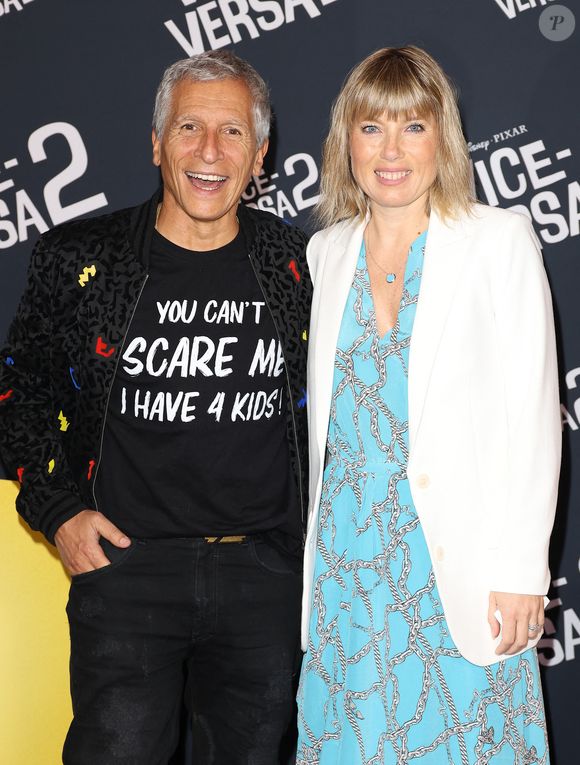 Nagui et sa femme Mélanie Page - Avant-première du film "Vice-Versa 2" au cinéma Le Grand Rex à Paris le 16 juin 2024. © Coadic Guirec/Bestimage