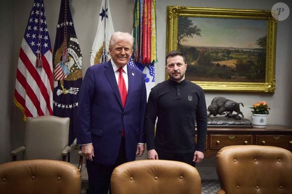 Volodymyr Zelensky et Donald Trump le 28 février 2025 à la Maison-Blanche © Ukraine Presidency via Bestimage