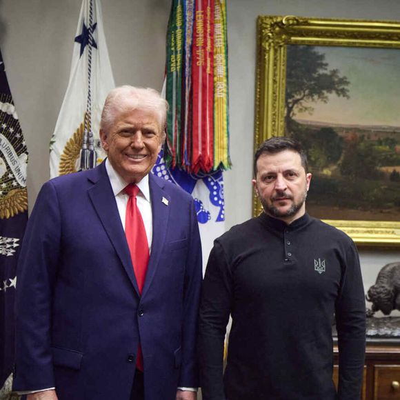 Volodymyr Zelensky et Donald Trump le 28 février 2025 à la Maison-Blanche © Ukraine Presidency via Bestimage