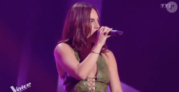 Scarlett Avedikian dans "The Voice", TF1, le 8 février 2025.