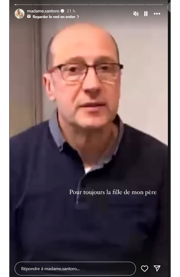 Camille Santoro a partagé des images de son défunt papa, sur Instagram, le 17 juin 2025