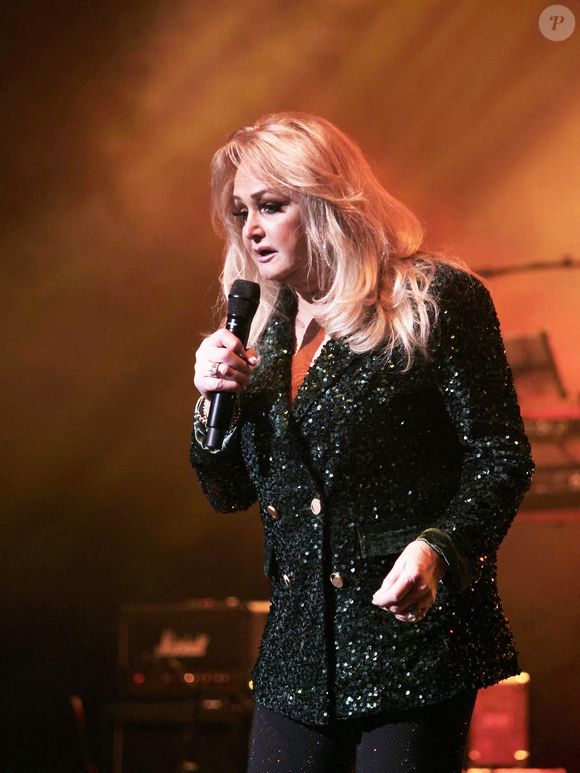 Bonnie Tyler en concert à L'Amphithéâtre 3000 du Centre de Congrès de Lyon, France, le 11 décembre 2023. © MPP/Bestimage
