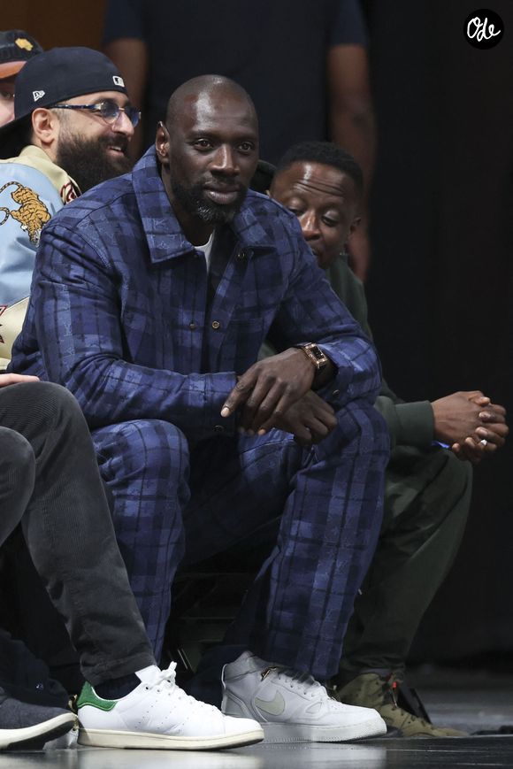 Omar Sy au match de basket-ball : Paris affronte Monaco (94-99) en Ligue Betclic Elite à l'Adidas Arena à Paris le 12 octobre 2025

© Michtof / PsnewZ / Bestimage