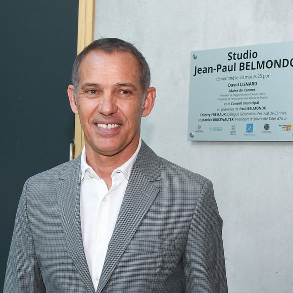 Exclusif - Paul Belmondo inaugure le studio Jean-Paul Belmondo sur le campus Georges Méliès de l'université Côte d'Azur à Cannes, le 20 mai 2025. @LIONEL URMAN  / BESTIMAGE