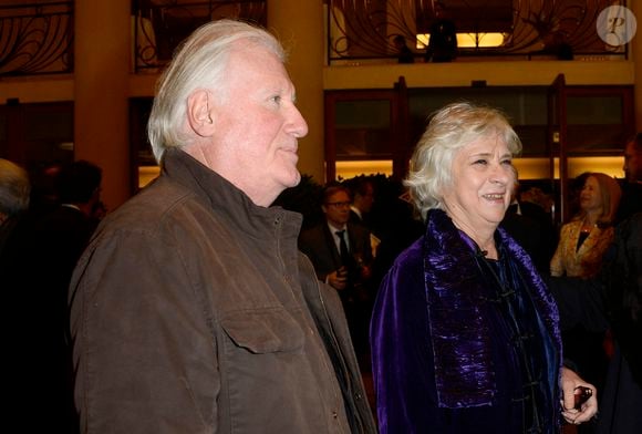 Jean Louis Seigner et Aline Seigner, les parents de Mathilde, Emmanuelle, et Marie-Amelie Seigner au 21eme Gala de l'Espoir au Theatre des Champs-Elysees a Paris. Photo par AGENCE / BESTIMAGE