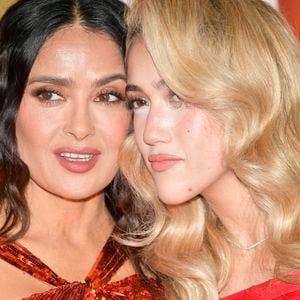 Salma Hayek et sa fille Valentina Paloma Pinault - Photocall de la 95ème édition de la cérémonie des Oscars à Los Angeles. Le 12 mars 2023 (Action Press / Bestimage)